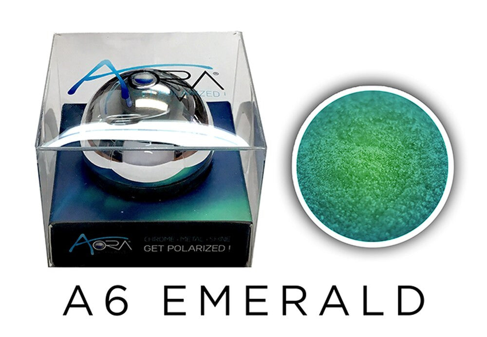 Aora A6 Emerald Chrome Powder