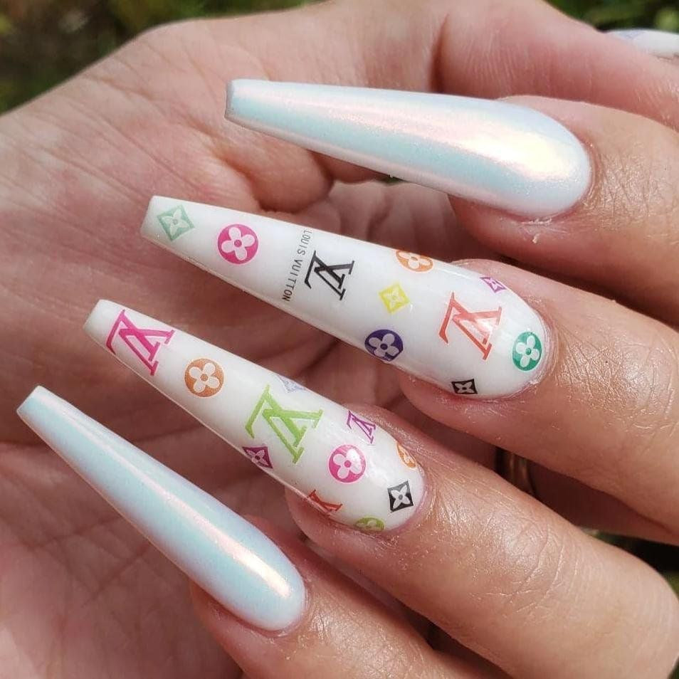 Foil Logo Nail Art (set of 10)