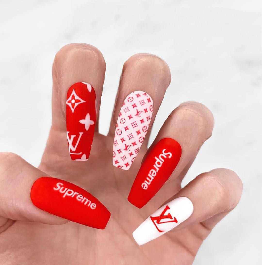 Foil Logo Nail Art (set of 10)