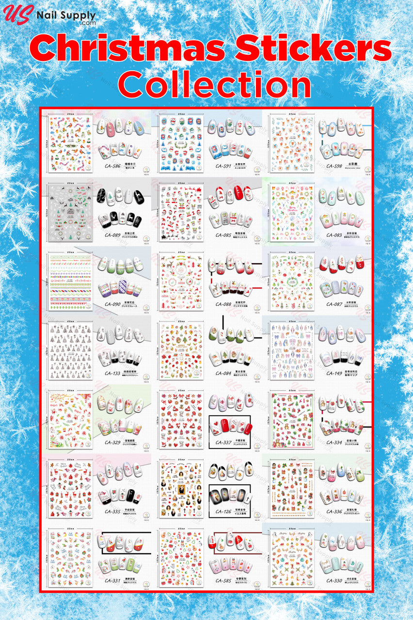 Combo 22 pcs Christmas Stickers