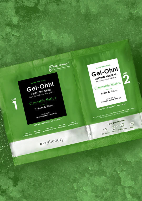 Avry Beauty Jelly Spa Bath - Cannabis Sativa