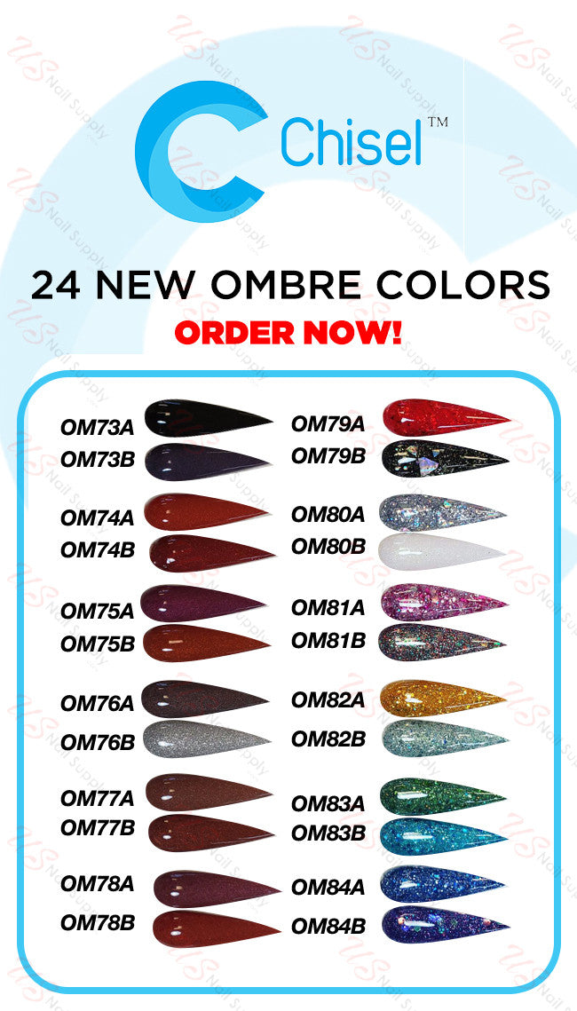 Chisel Acrylic & Dipping 2oz -OM74A - Ombre Collection