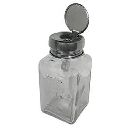 DL Glass Pump Dispenser Bottle 6oz