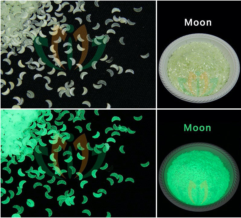Glow In The Dark Glitter 2G - Moon