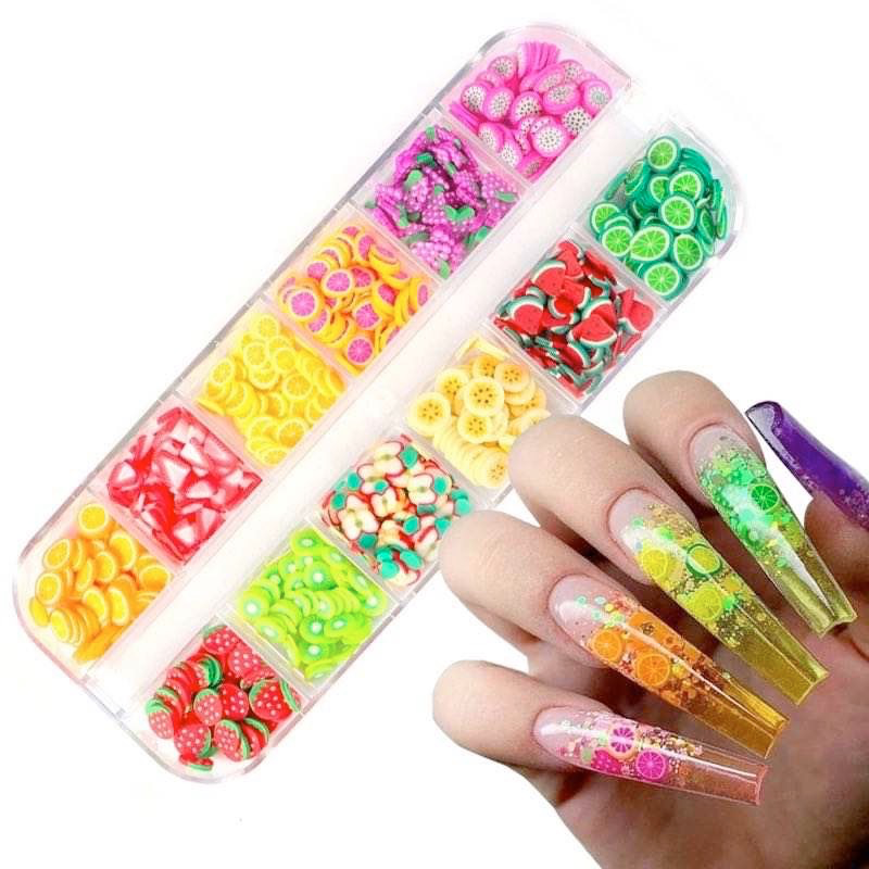 Nail Sequin - Fruit Slices (12/set) #54