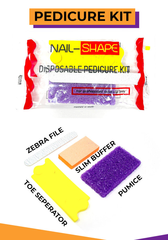 Disposable Pedicure Kit ( With Toe Separators )