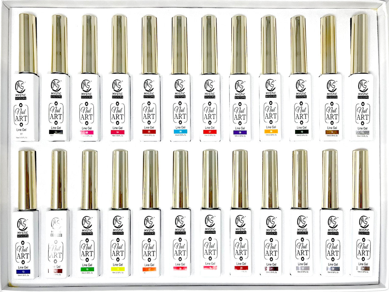 MS Line Gel Art Set 24 Colors