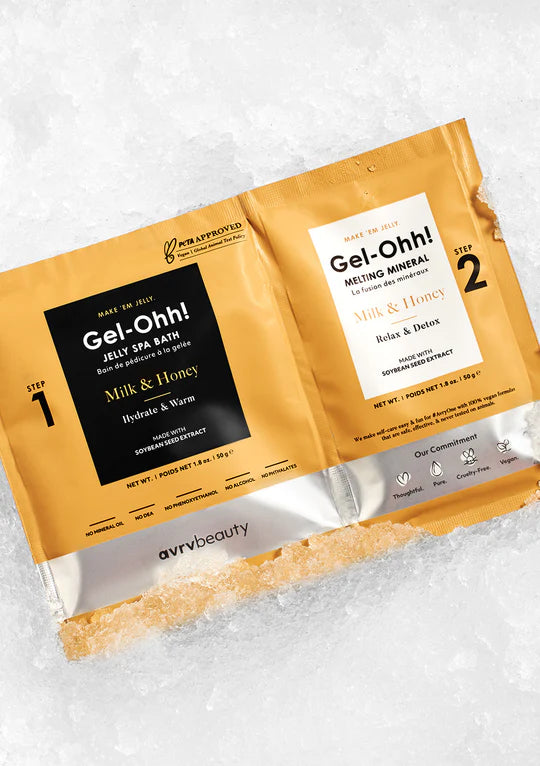 Avry Beauty Jelly Spa Bath - Milk & Honey