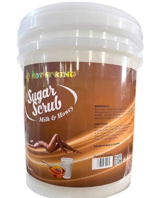 HOT SPRING Sugar Scrub 5Gal Bucket - Milk Honey