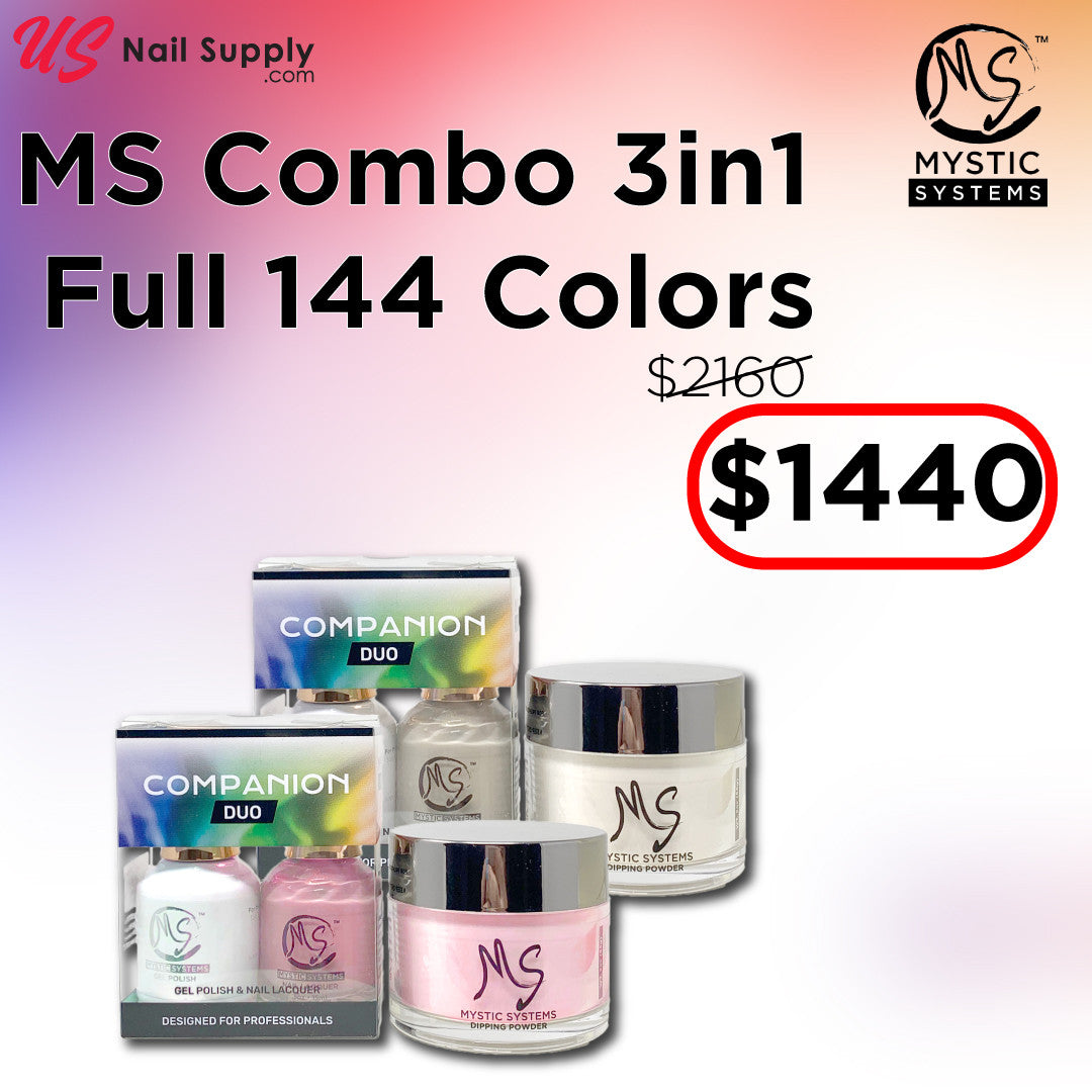 MS Combo 3in1 Full Line 144 Colors + Free Sample Tip