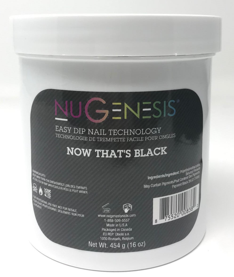 Nugenesis Powder - Now That's Black 16oz