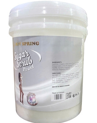 HOT SPRING Sugar Scrub 5Gal Bucket - Pearl