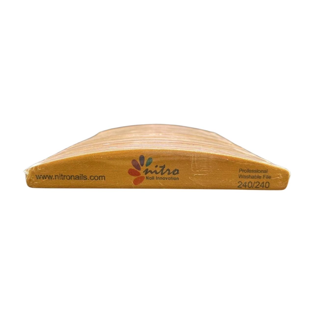 Half Moon Gold Nail File 240/240 ( pack of 50pcs )