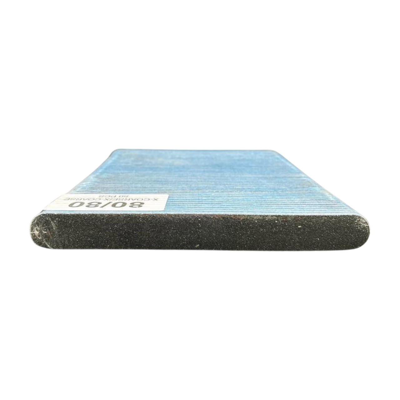 Round Black Blue Nail File 80/80 ( Pack of 50 pcs )