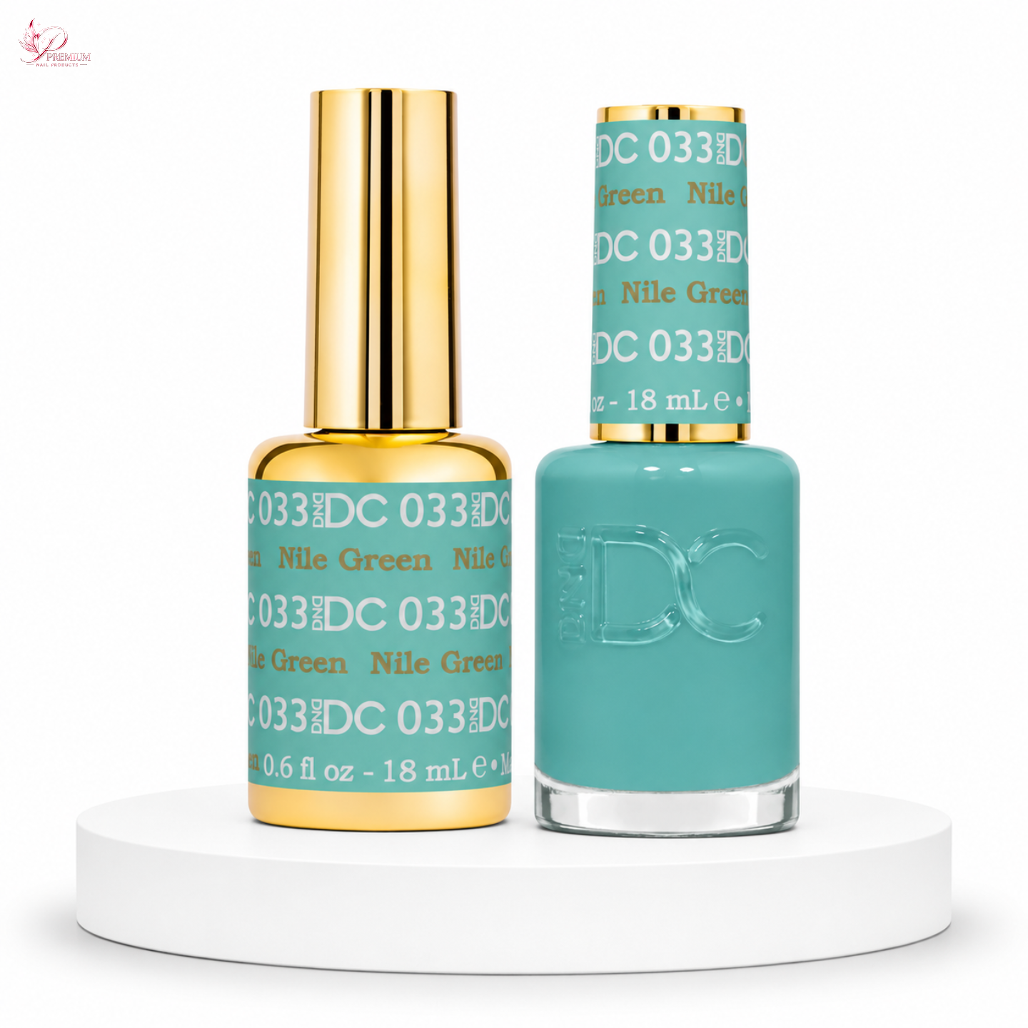 DND DC Duo Gel #033 NILE GREEN