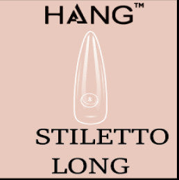 HANG Gel-X Tips Refill 100pcs - Stiletto Long