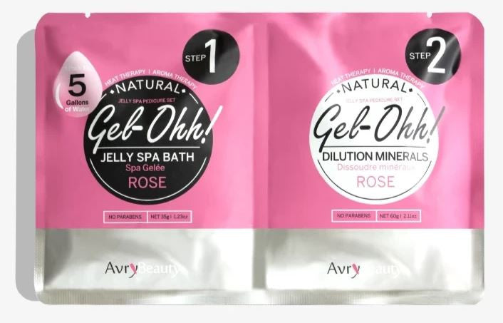Avry Beauty Jelly Spa Bath - Rose