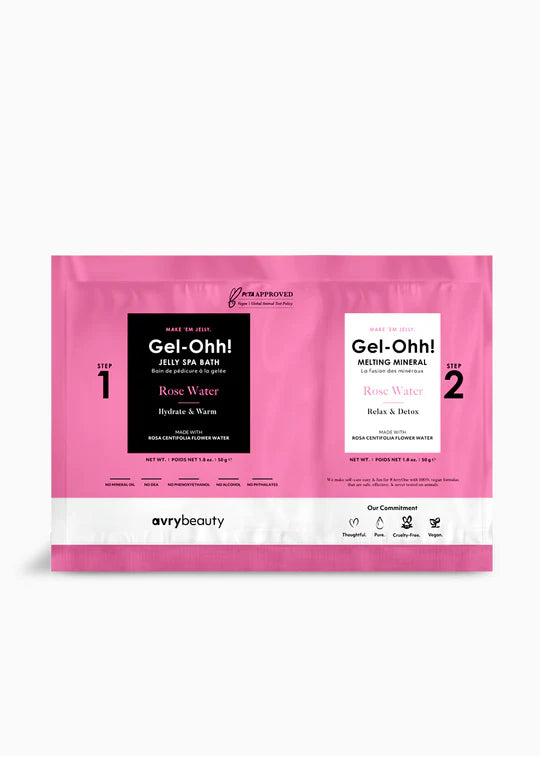 Avry Beauty Jelly Spa Bath - Rose