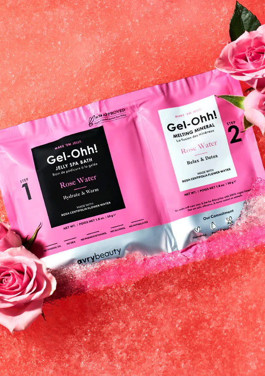 Avry Beauty Jelly Spa Bath - Rose