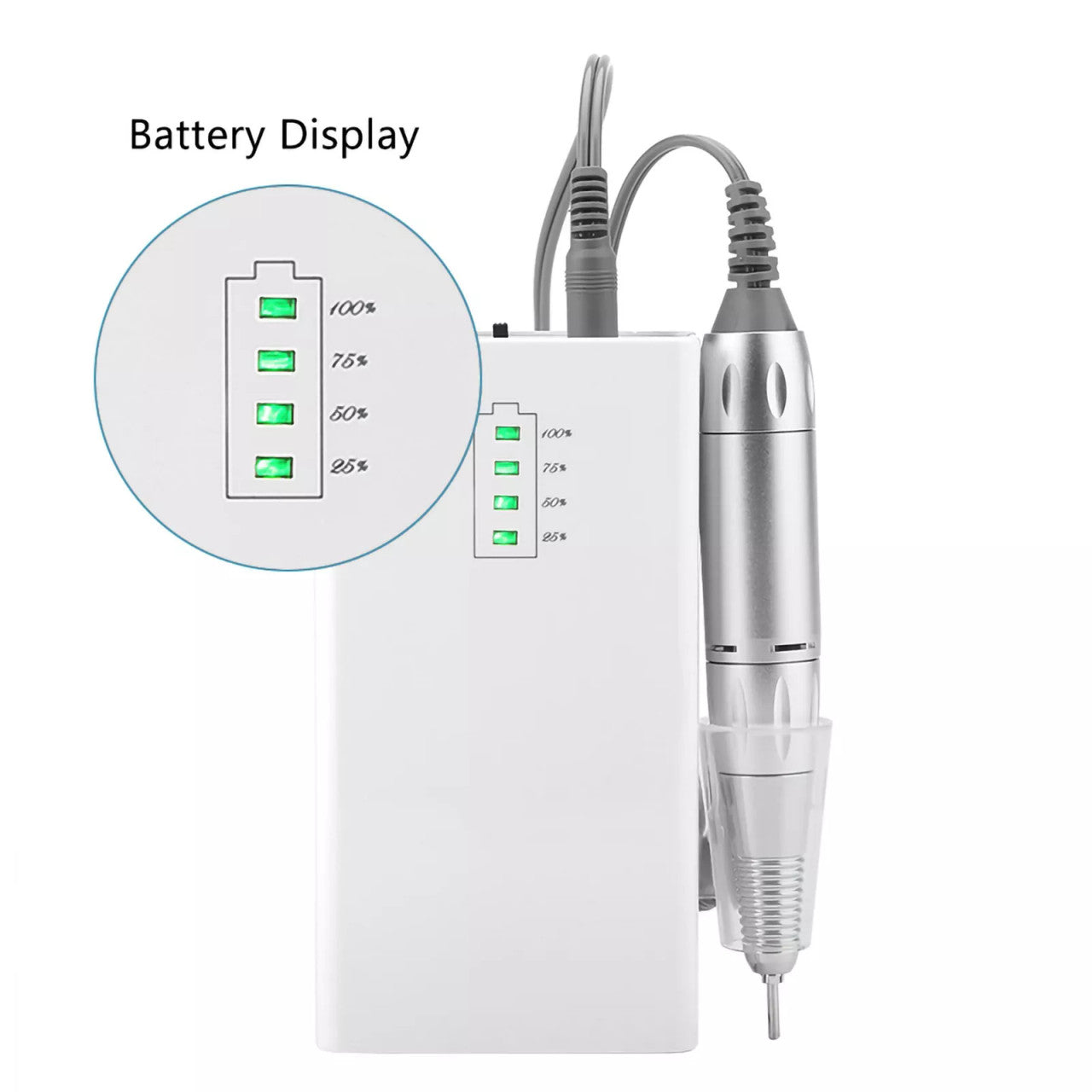 Rechargeable Electric Nail Drill Machine 30000 RPM