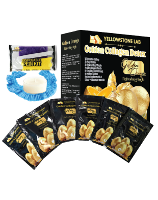 Yellow Stone Golden Collagen Detox 12 Steps - Golden Orange