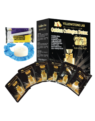 Yellow Stone Golden Collagen Detox 12 Steps - Golden Eva