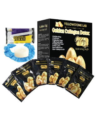 Yellow Stone Golden Collagen Detox 12 Steps - Golden Egg