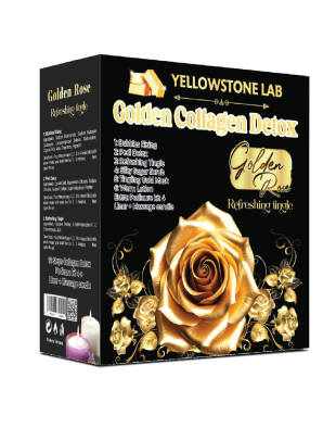 Yellow Stone Golden Collagen Detox 12 Steps - Golden Rose