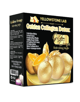 Yellow Stone Golden Collagen Detox 12 Steps - Golden Orange
