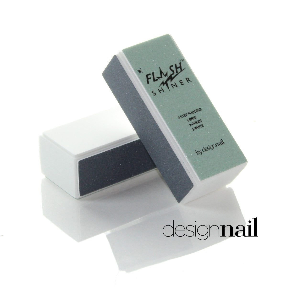 Design Nail Flash Shiner 3-Way Shine Buffer Block 1pk