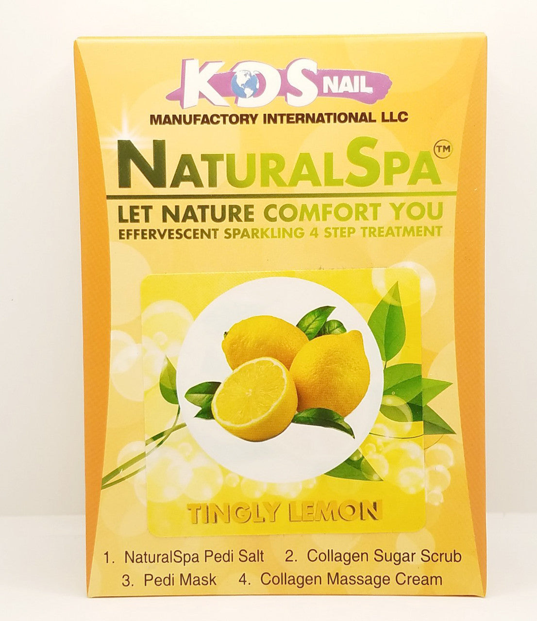 KDS Deluxe Pedicure 4 Steps - Tingly Lemon