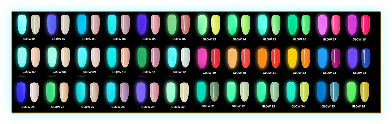 WAVEGEL GLOW COMBO 3IN1 36 COLORS (#01- #36) - FREE 2 SAMPLE TIP